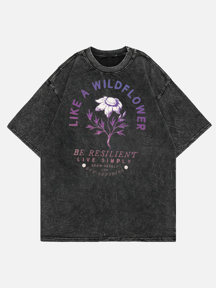 Like A Wildflower Vintage Washed T-Shirt