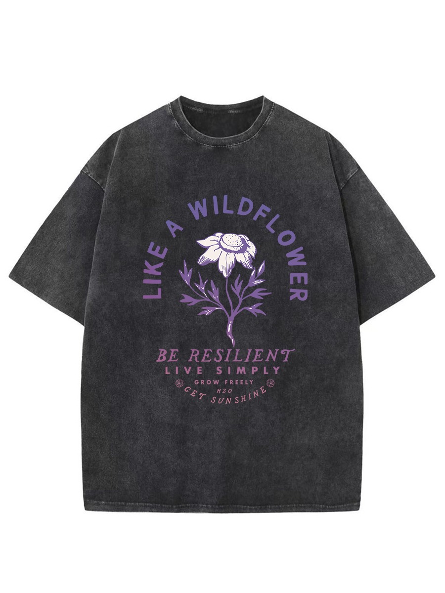 Like A Wildflower Vintage Washed T-Shirt