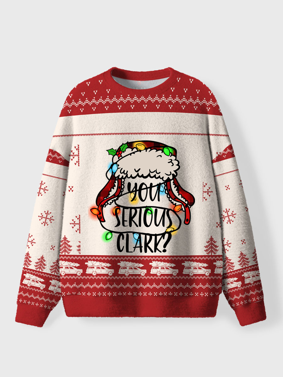 Vintage You Serious Clark Ugly Sweater