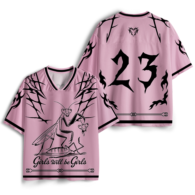 Vintage Girls Will Be Girls Mesh Jersey