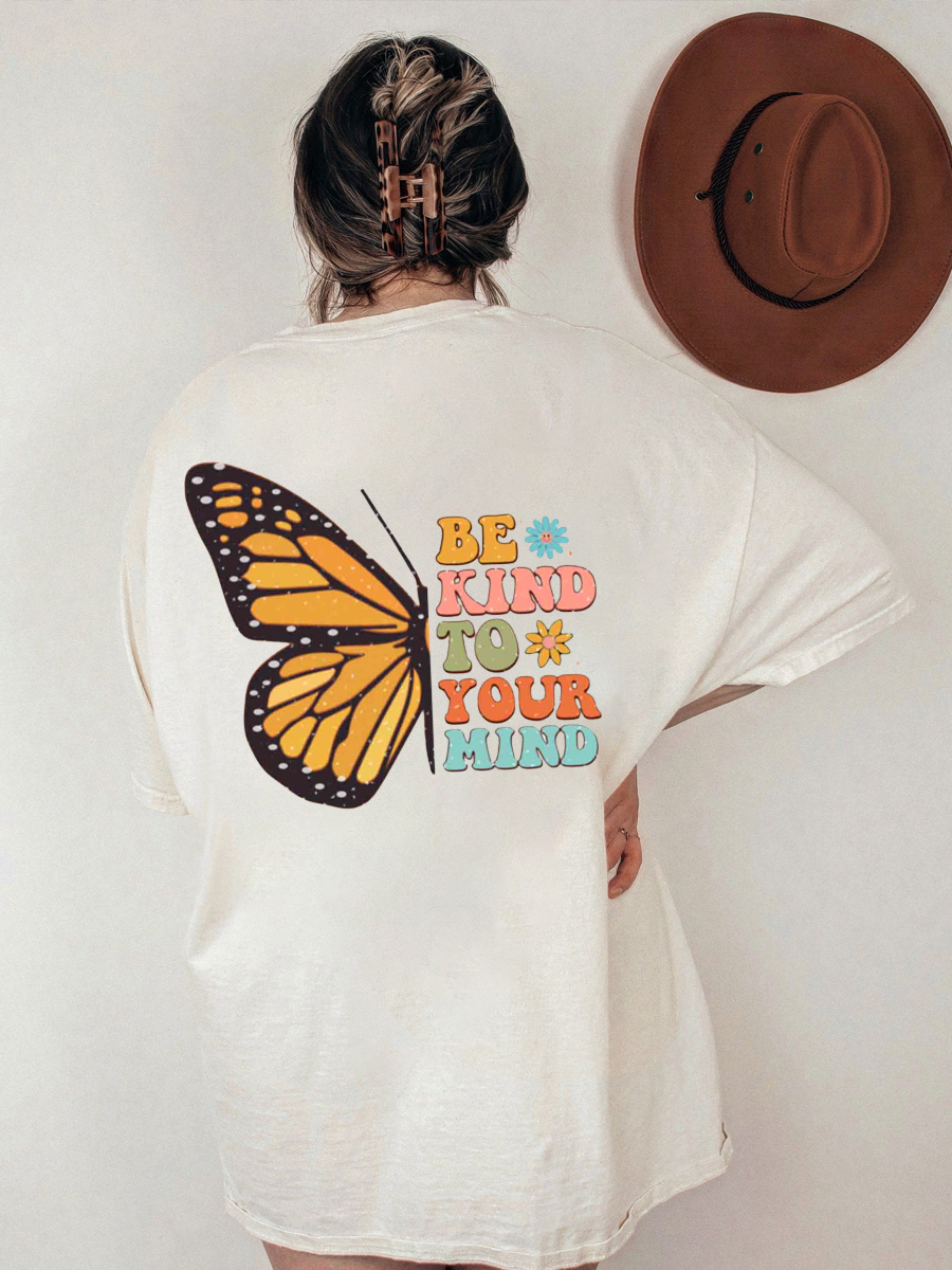 Plus Size Retro Be Kind To Your Mind T-Shirt