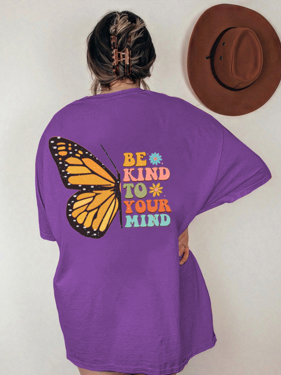 Plus Size Retro Be Kind To Your Mind T-Shirt