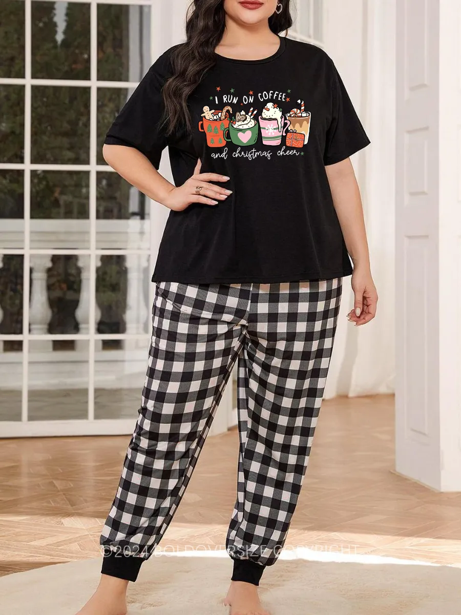 Vintage Christmas Coffee Pajama Set