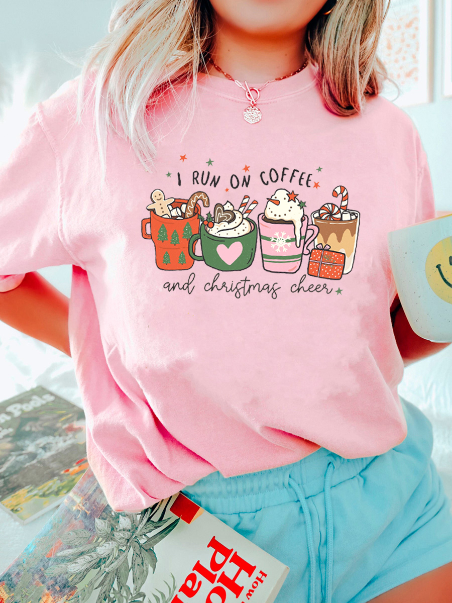 Christmas Coffee Plus Size T-Shirt