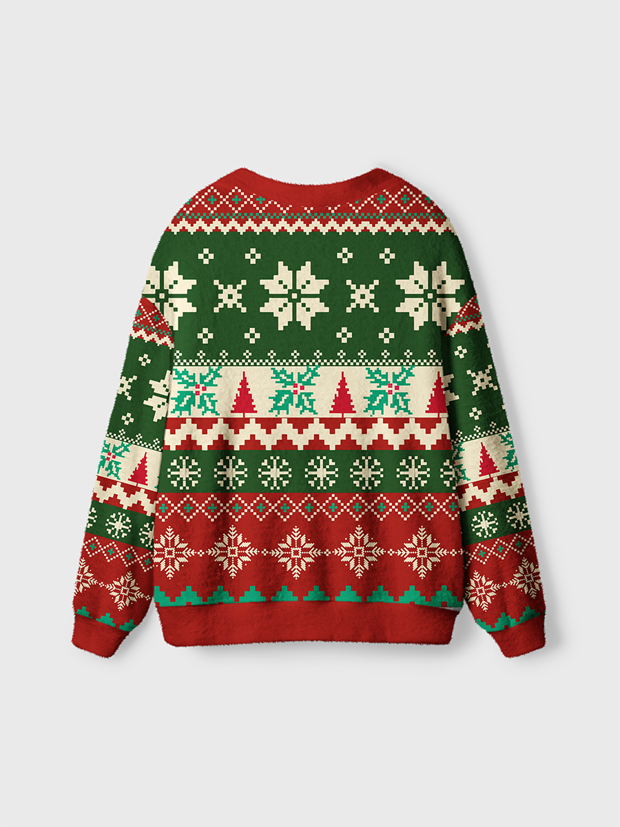 Vintage Merry Christmas Ugly Cardigan Sweaters