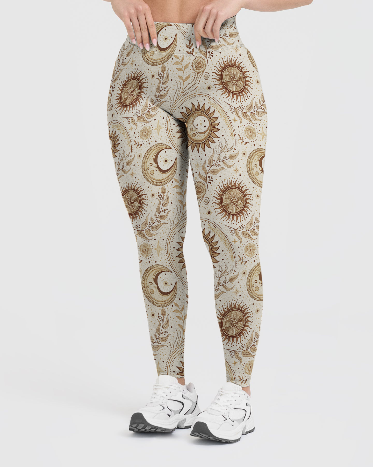 Vintage Sun And Moon Leggings