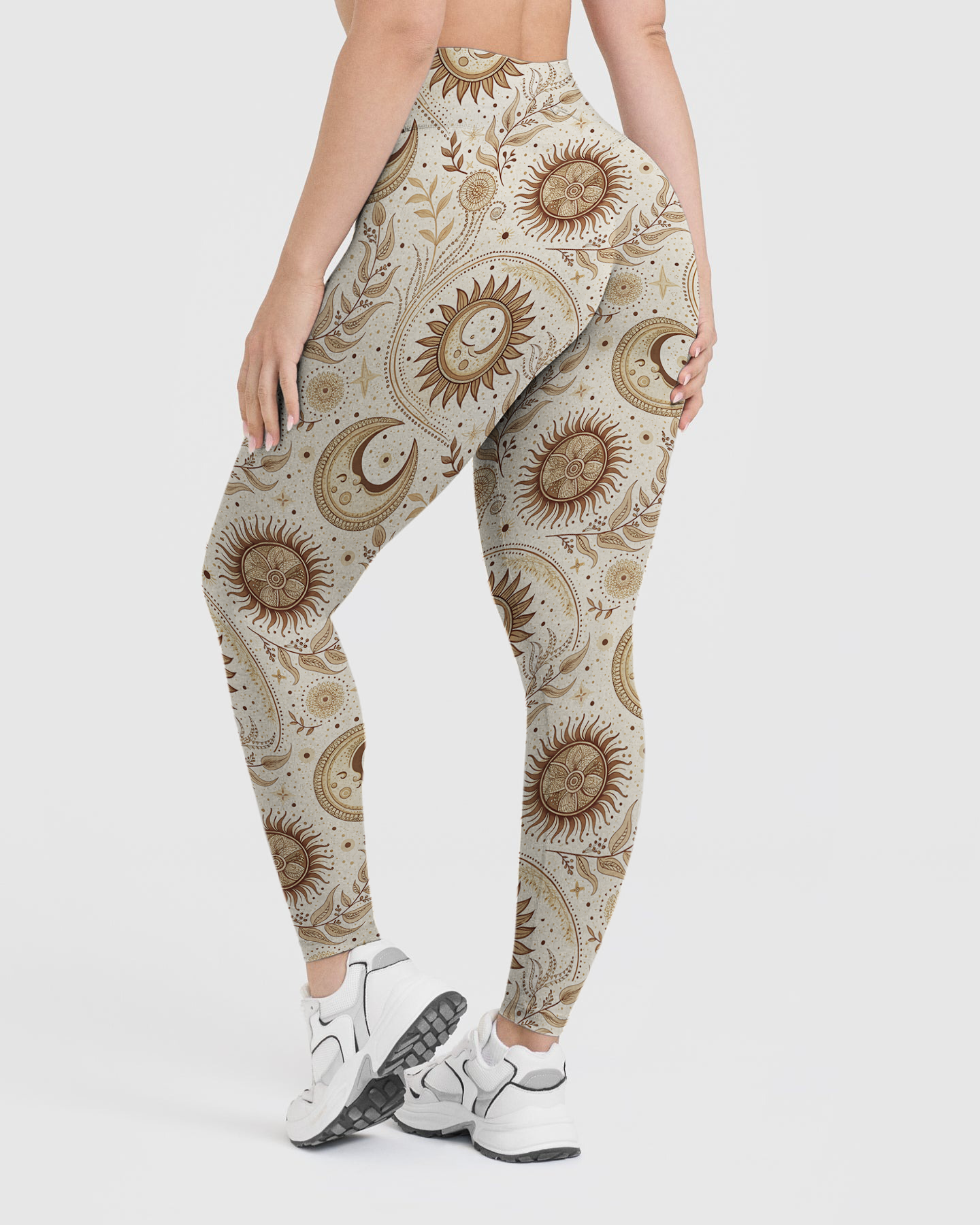 Vintage Sun And Moon Leggings