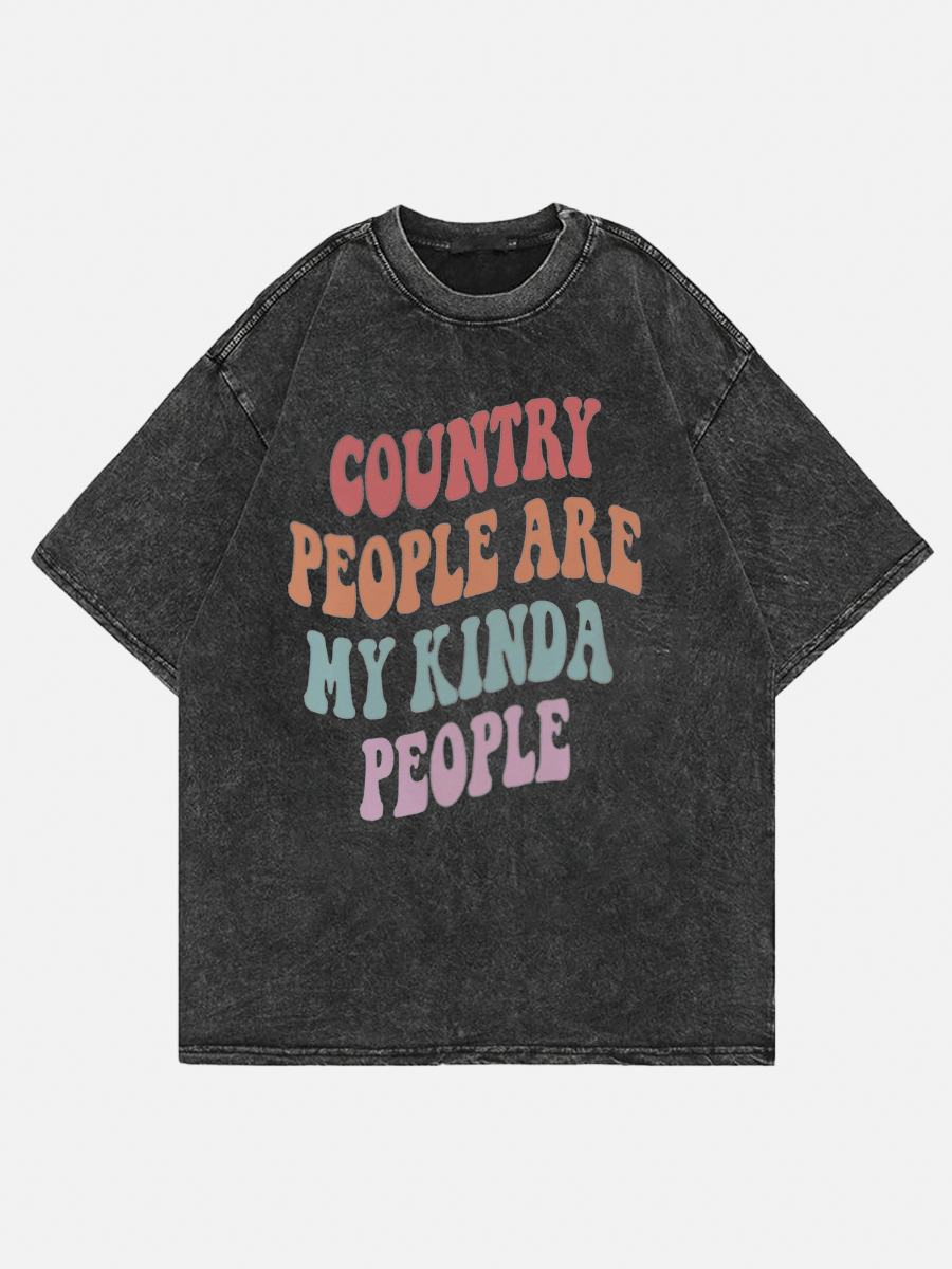 Country People Are My Kinda People Shirt
