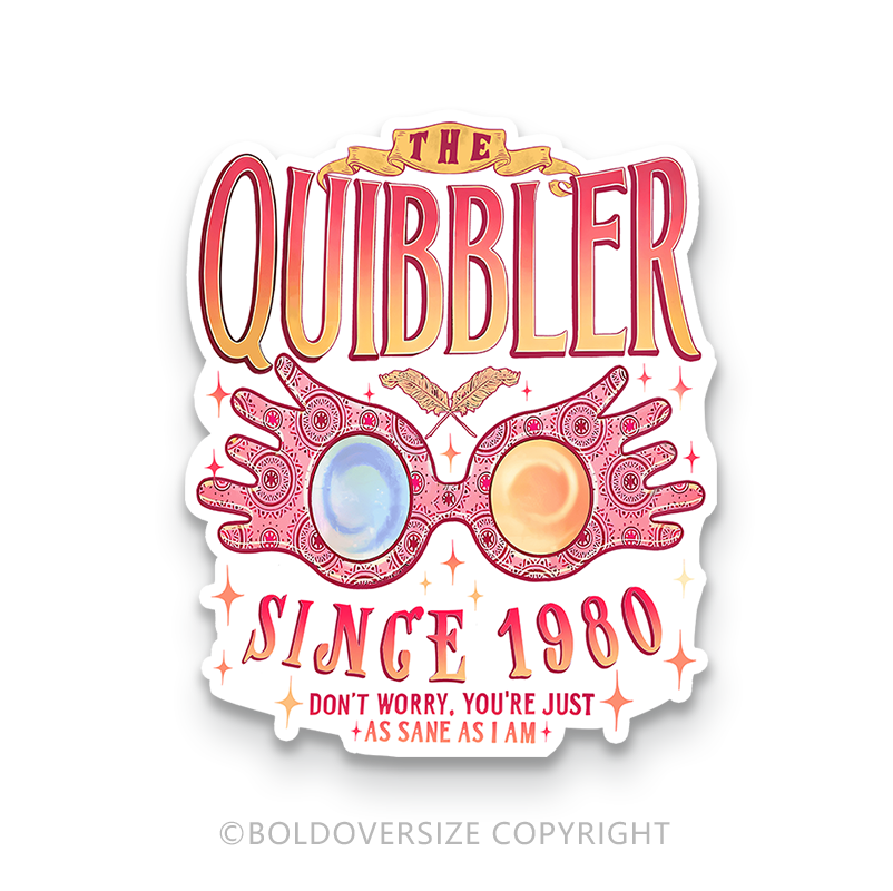 12pcs Vintage Quibbler Sticker
