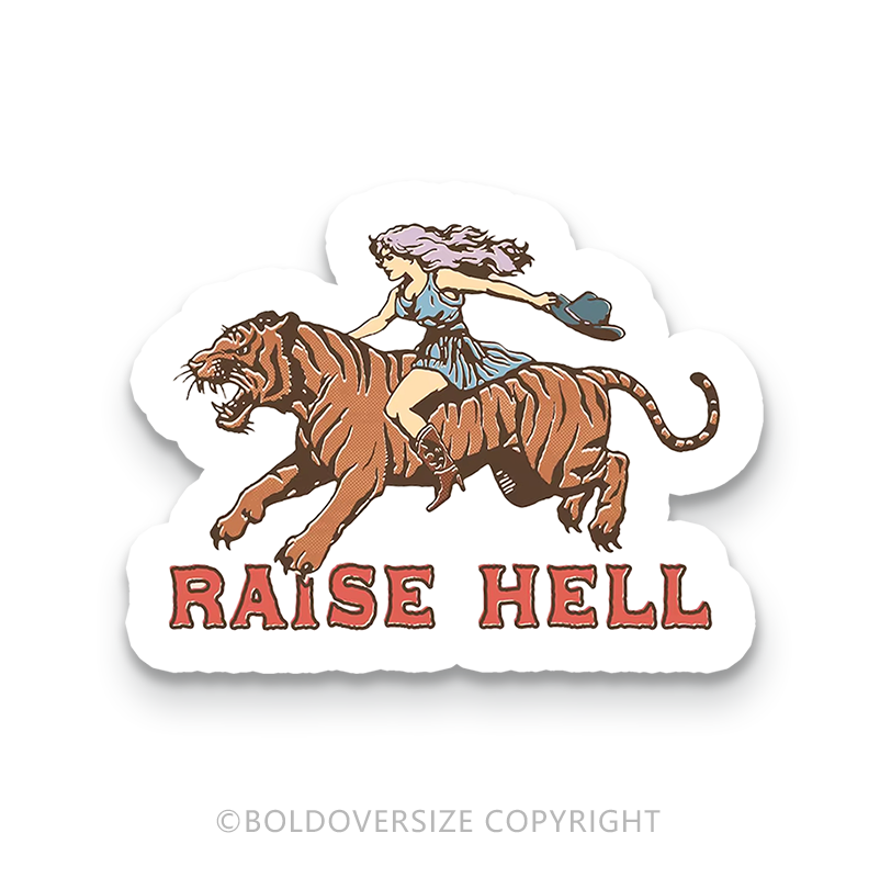 12pcs Vintage Raise Hell Sticker