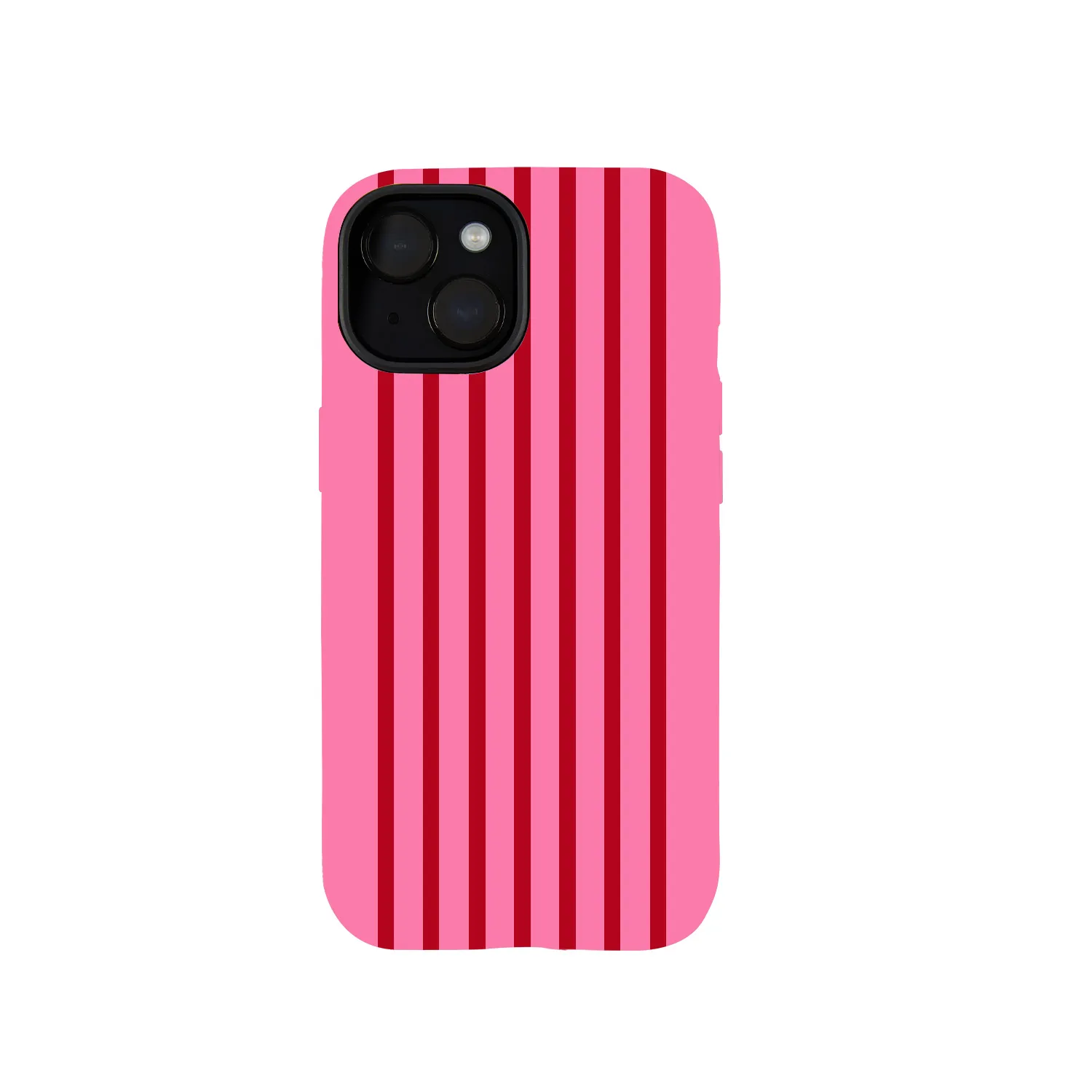 Pink and brown striped phone case Phone Case 