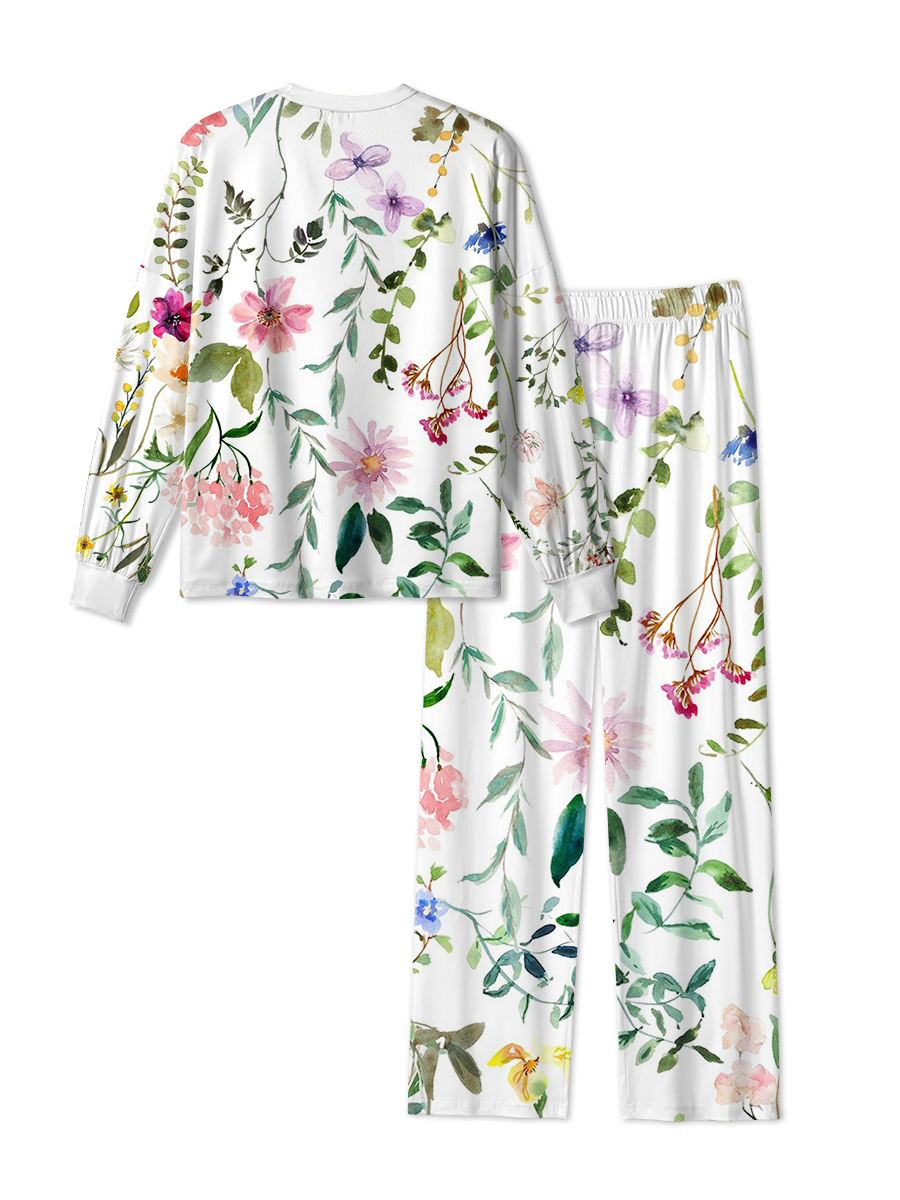 Vintage Wildflower Floral Pajamas