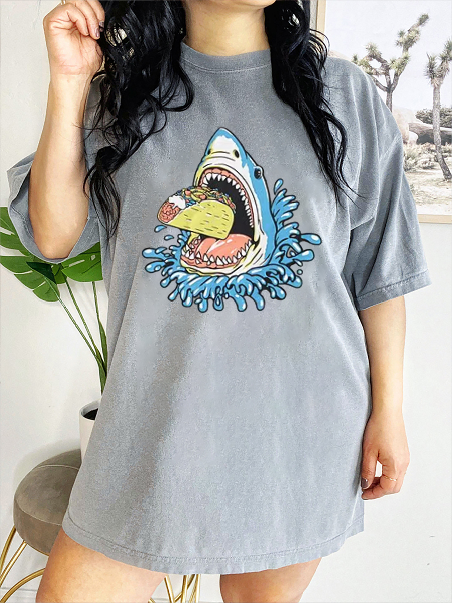 Vintage Taco Shark T-Shirt