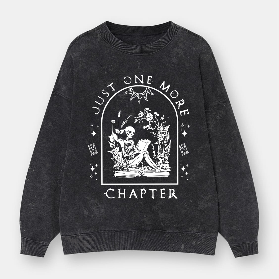Vintag One More Chapter Washed Sweatshirts