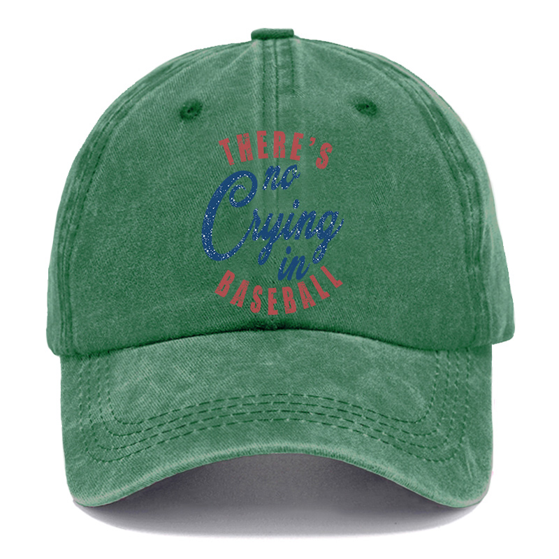Vintage There's Is No Crying In Baseball Washed Cap