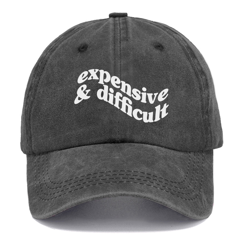 Vintage Expensive And Difficult Puff Washed Cap