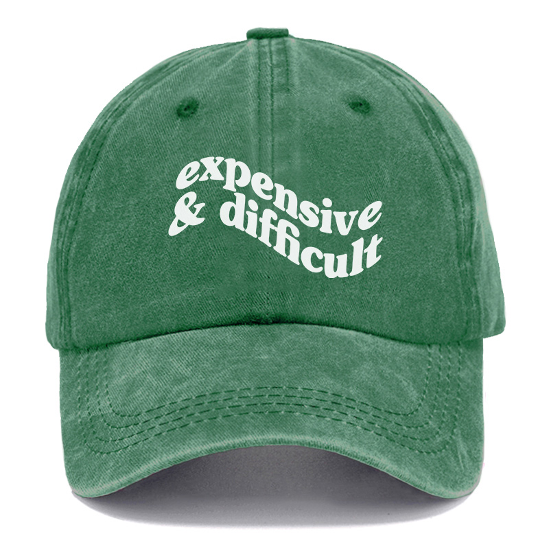 Vintage Expensive And Difficult Puff Washed Cap