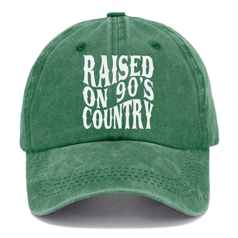 Vintage Raised On 90‘S Country Washed Cap