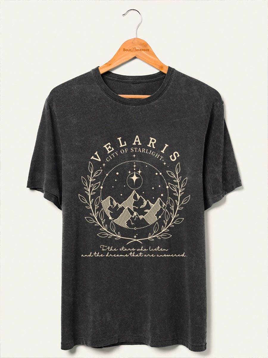 Vintage The Night Court Novel Washed T-Shirt