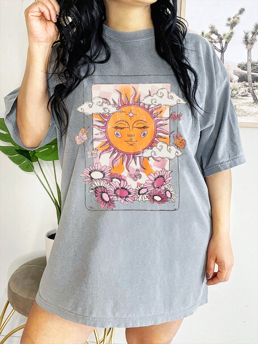 Vintage Celestial Sun T-Shirt