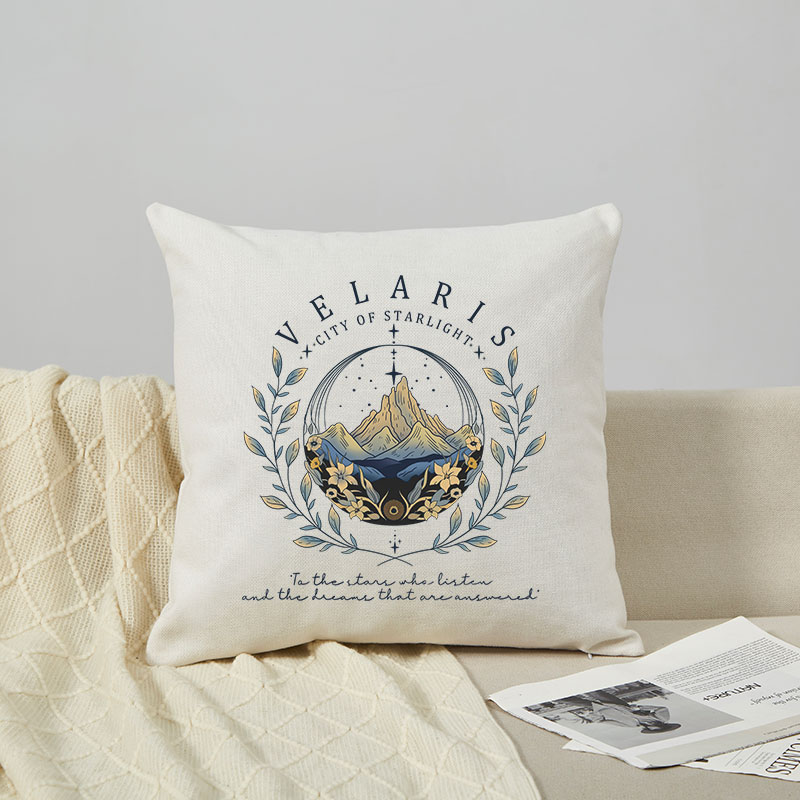 Vintage He Night Court Velaris City Of Starlight Novel Cushion Pillow