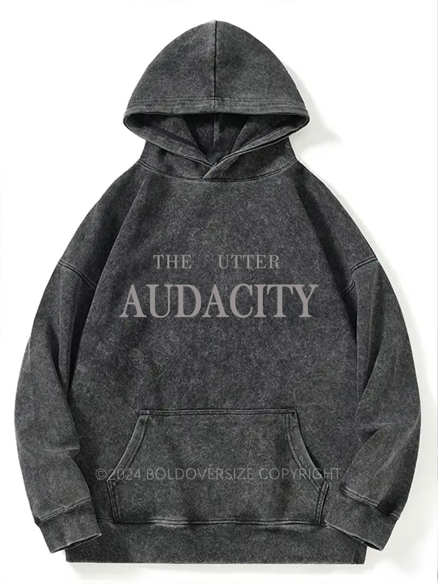 Vintage The Utter Audacity Washed Hoodie