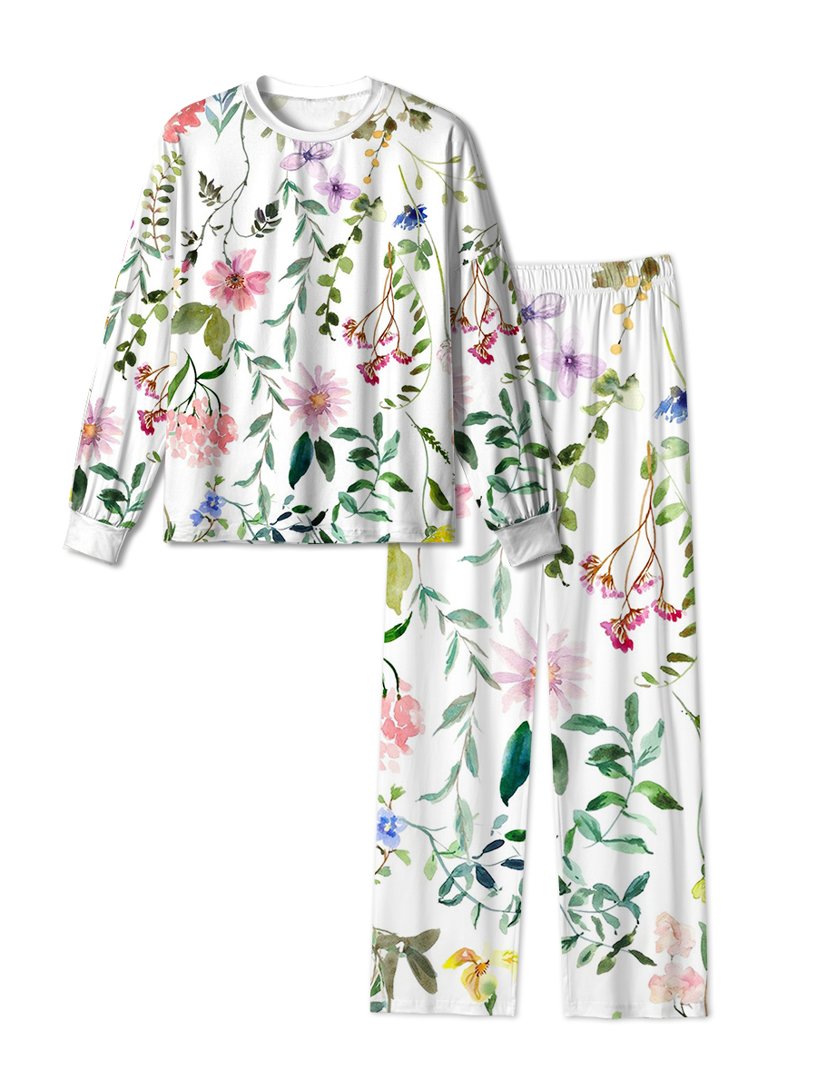 Vintage Wildflower Floral Pajamas