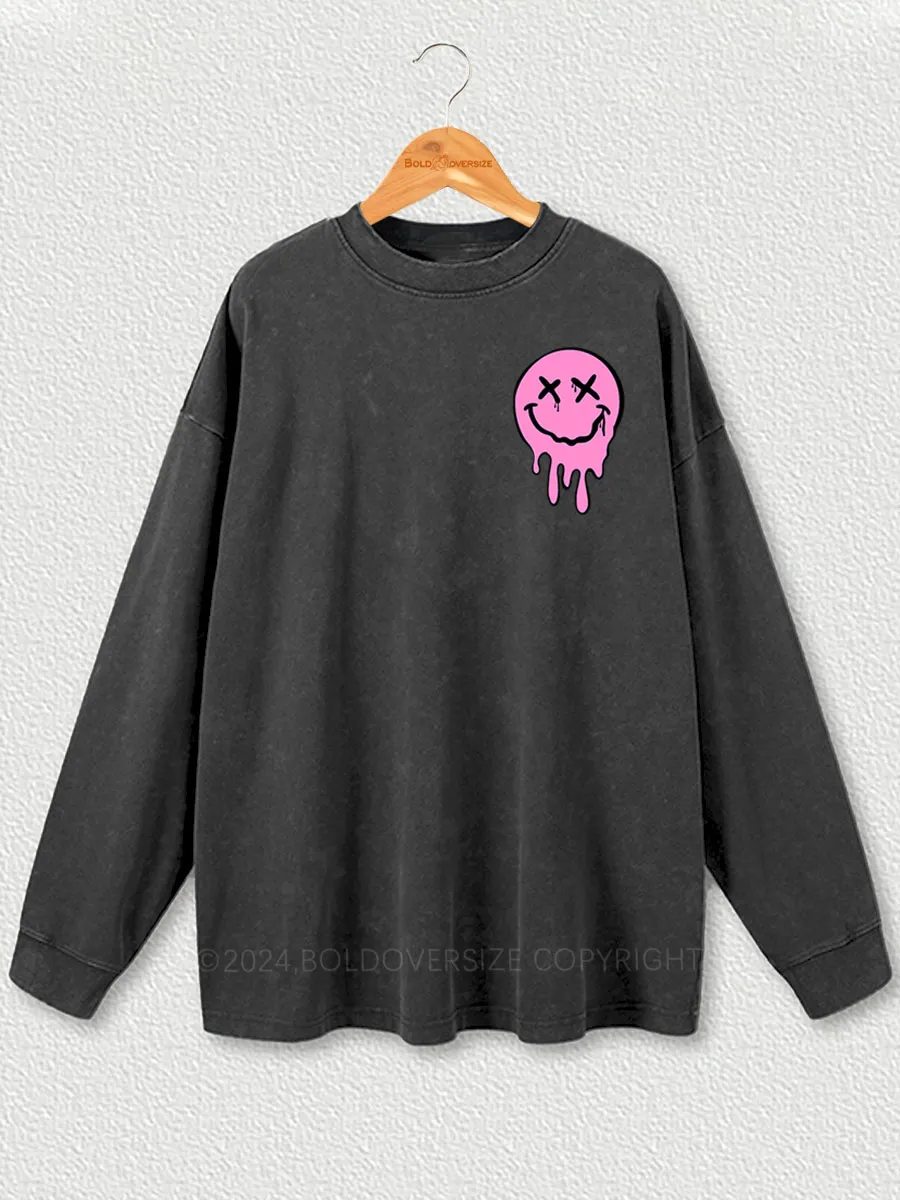 Vintage It'S Fine Washed Long Sleeve Shirt