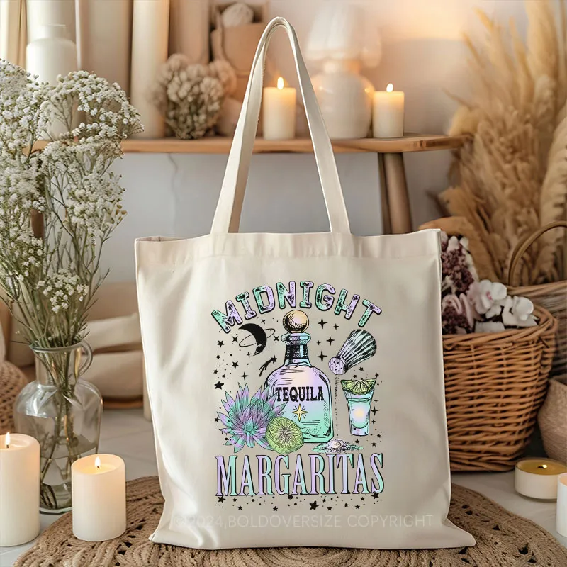 Vintage Midnight Tequila Tote Bag