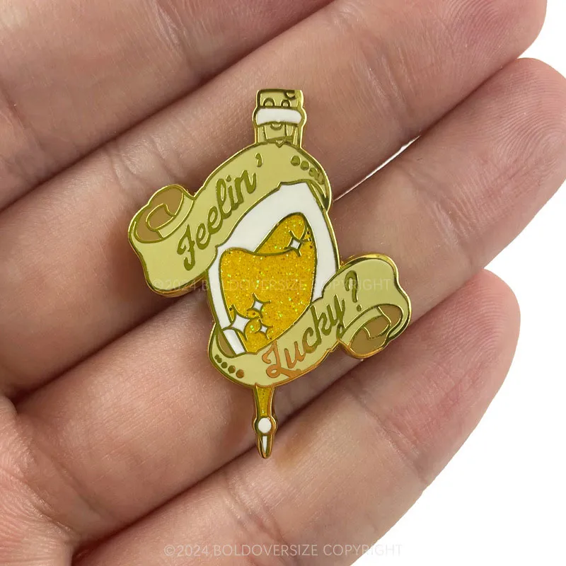 Vintage Magnetic College Pin