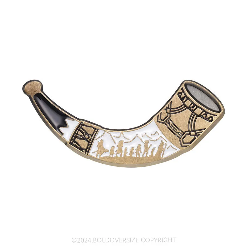 Horn Shape Metal Pin