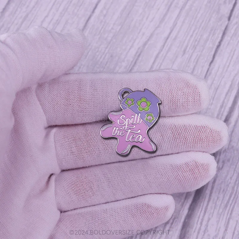 Pink Teacup Pin