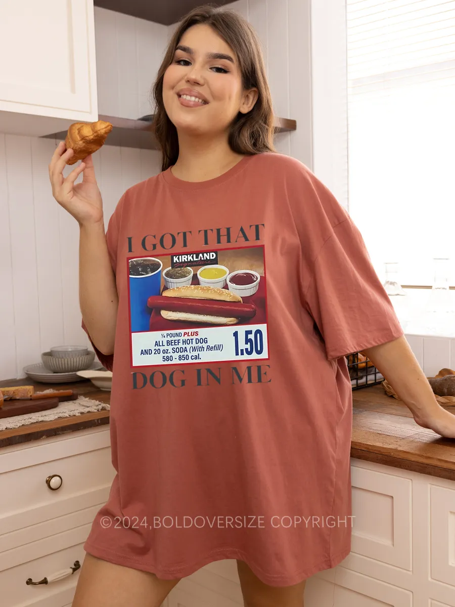 Vintage I Got That Dog In Me Hotdog Tee