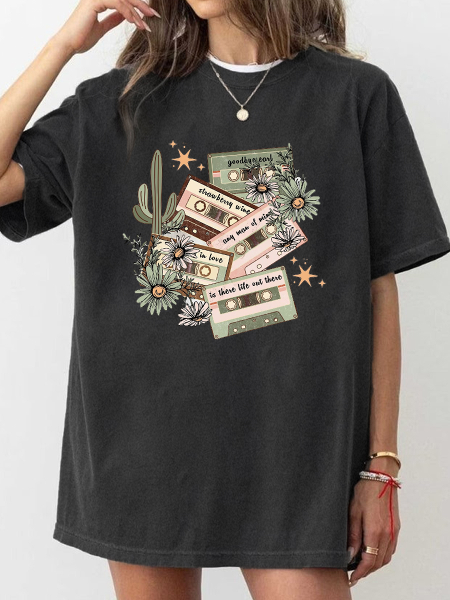 Vintage Inspired Concert Washed T-Shirt