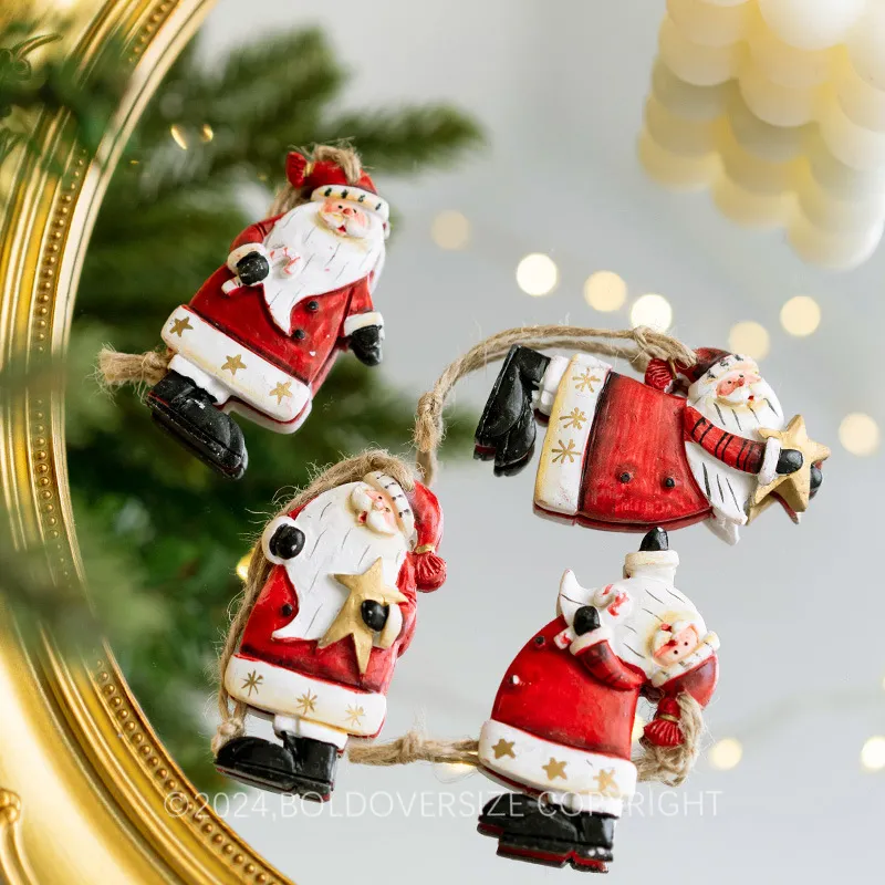 Christmas Resin Santa Claus Ornament
