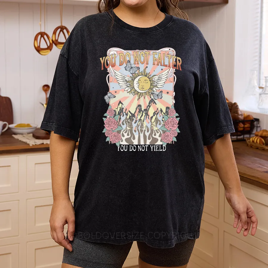 Vintaget You Do Not Falter Washed T-Shirt