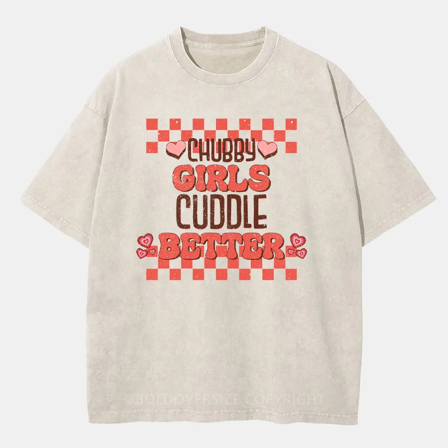 Vintaget Chubby Girls Cuddle Better Washed T-Shirt