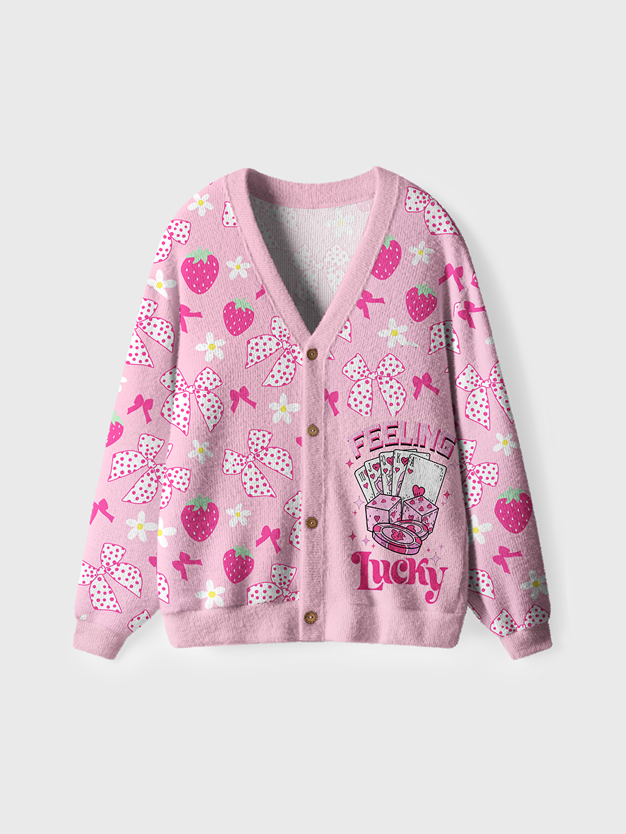 Vintage Feeling Lucky Cardigan Sweaters