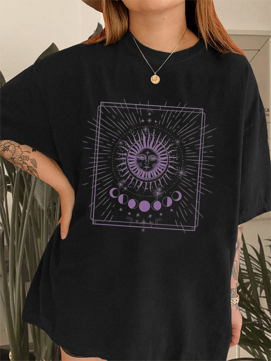 Vintage Sun And Star T-Shirt