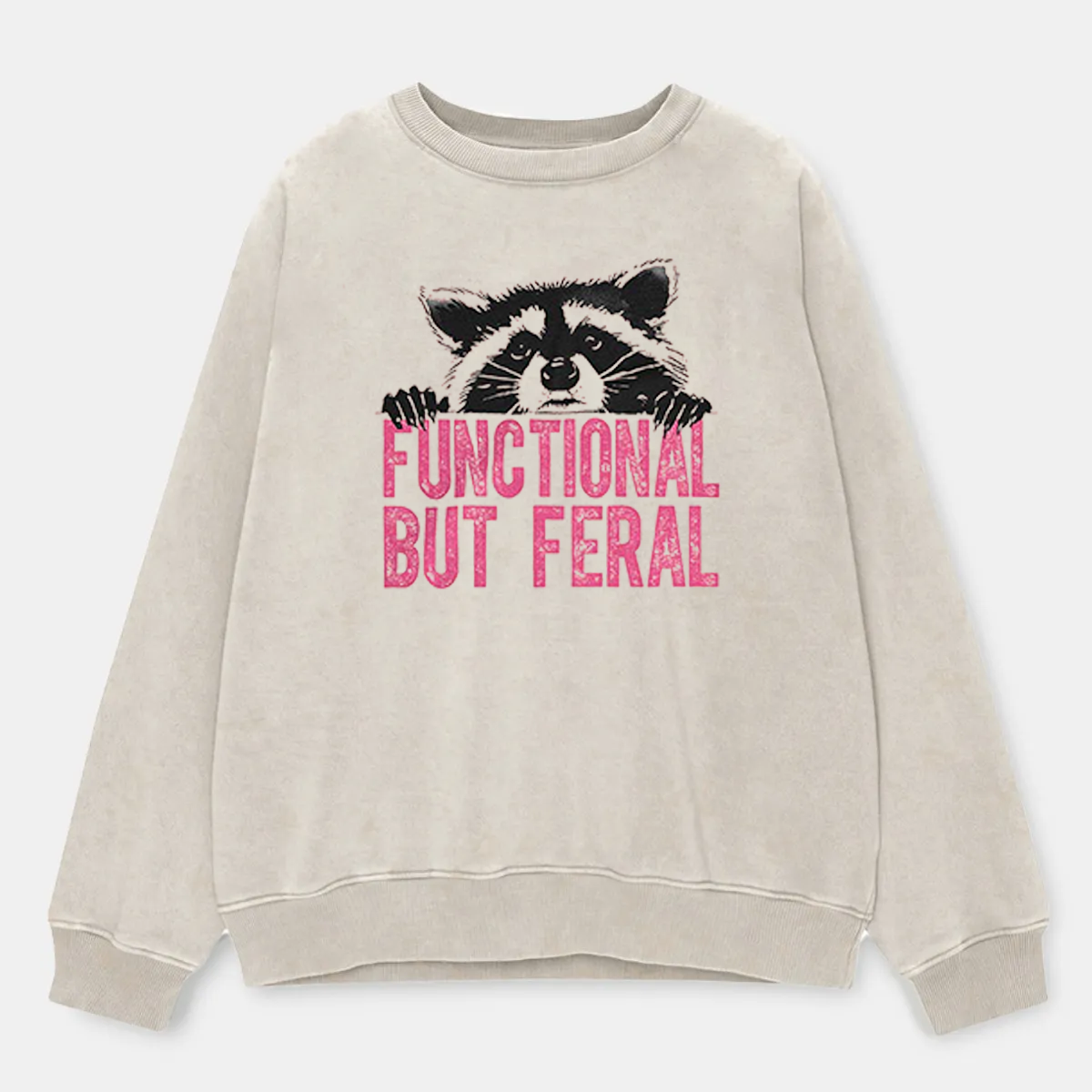 Vintage Functional But Feral Washed Sweatshirt