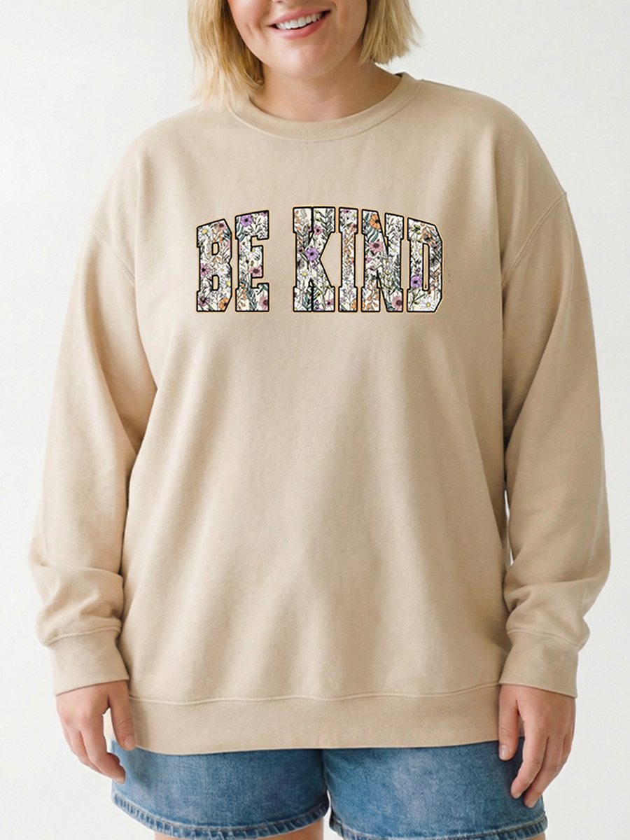 Vintage Be Kind Graphic Sweatshirt