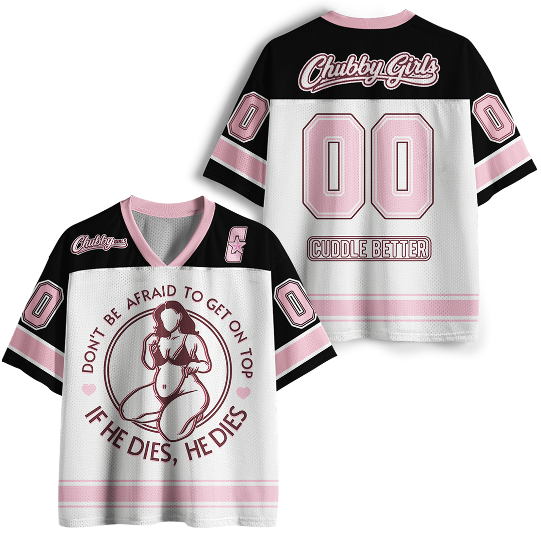 Personalized Vintage Don'T Be Afraid To Be On Top If He Dies Mesh Jersey