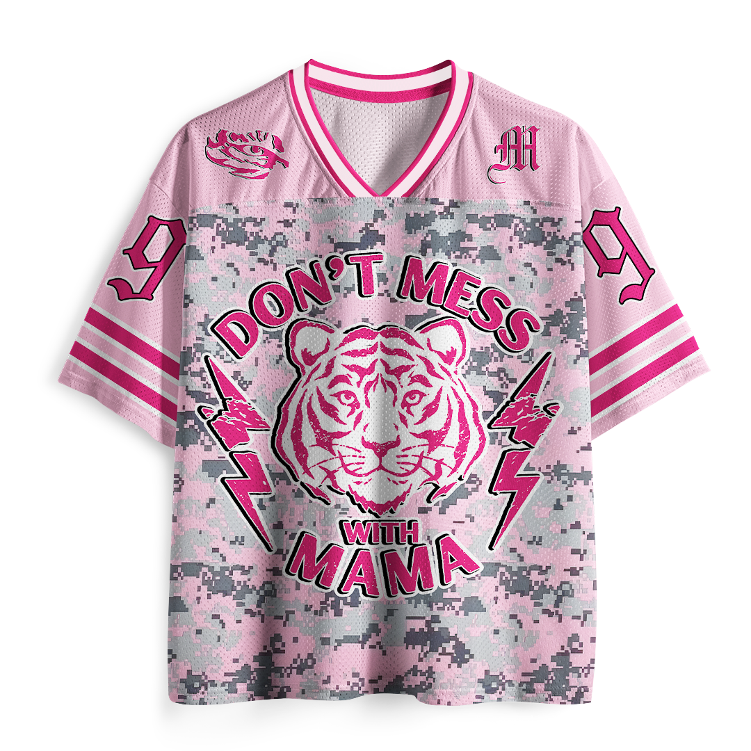 Personalized Vintage Don't MessWith Mama Mesh Jersey