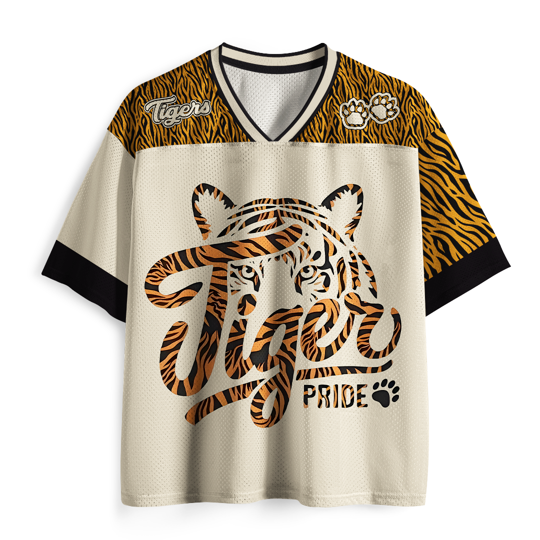 Personalized Vintage Tiger Pride Mesh Jersey