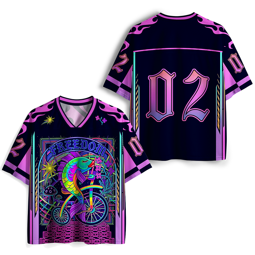 Vintage Totally Shatter The Patriarchy Mesh Jersey