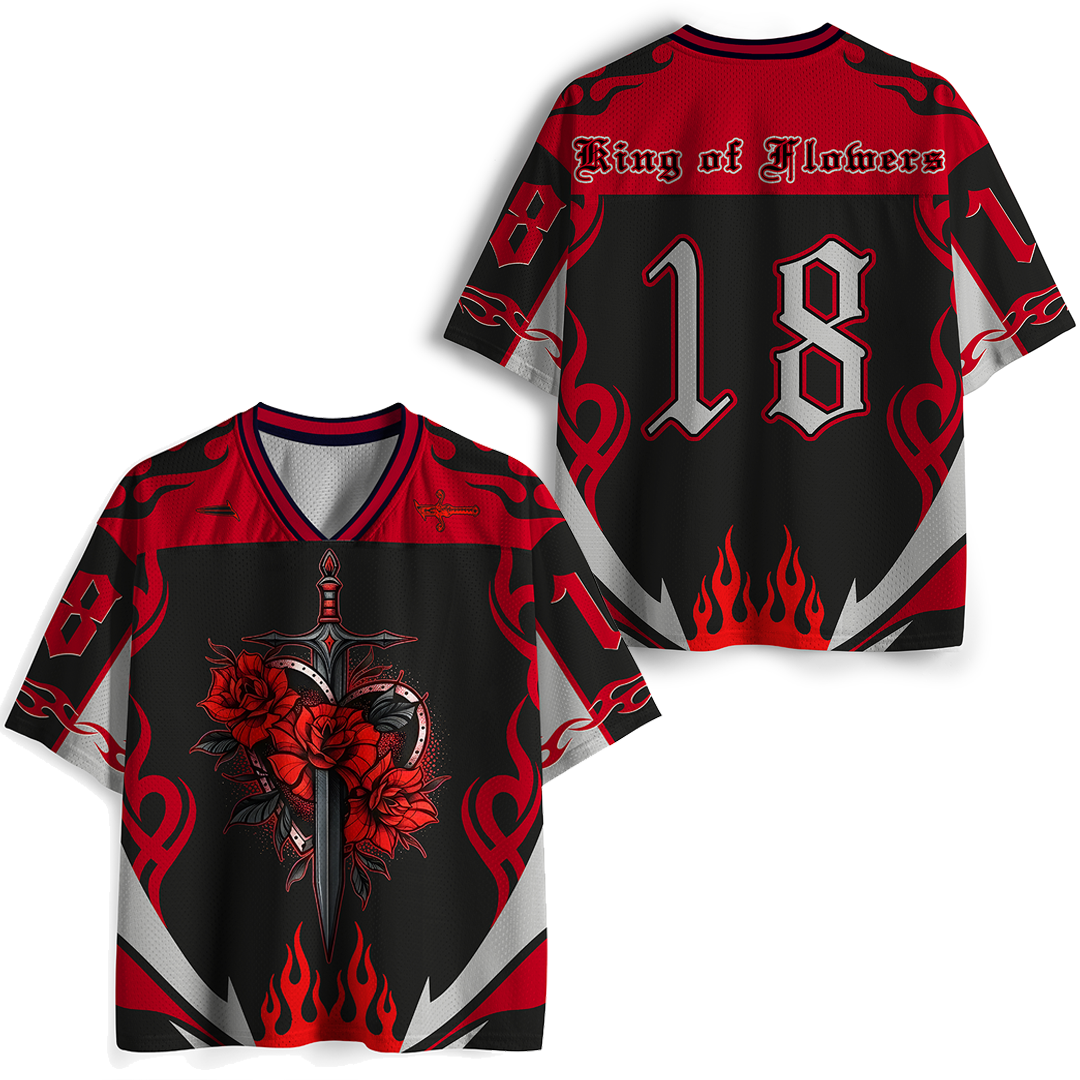 Vintage King Of Flowers Mesh Jersey