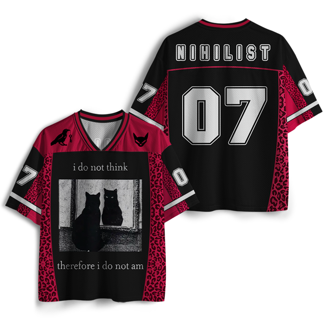 Vintage I Do Not Think Mesh Jersey