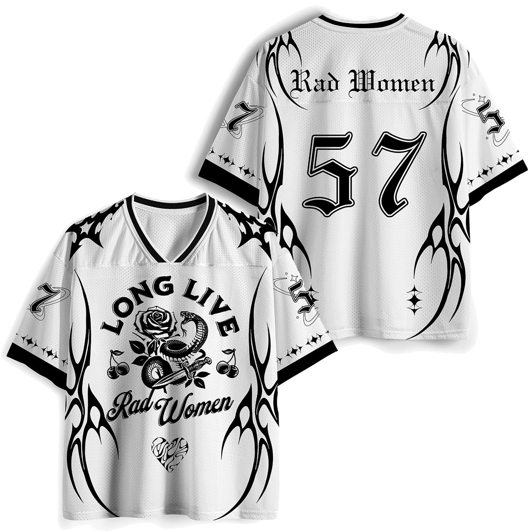 Vintage Long Live Rad Women Mesh Jersey