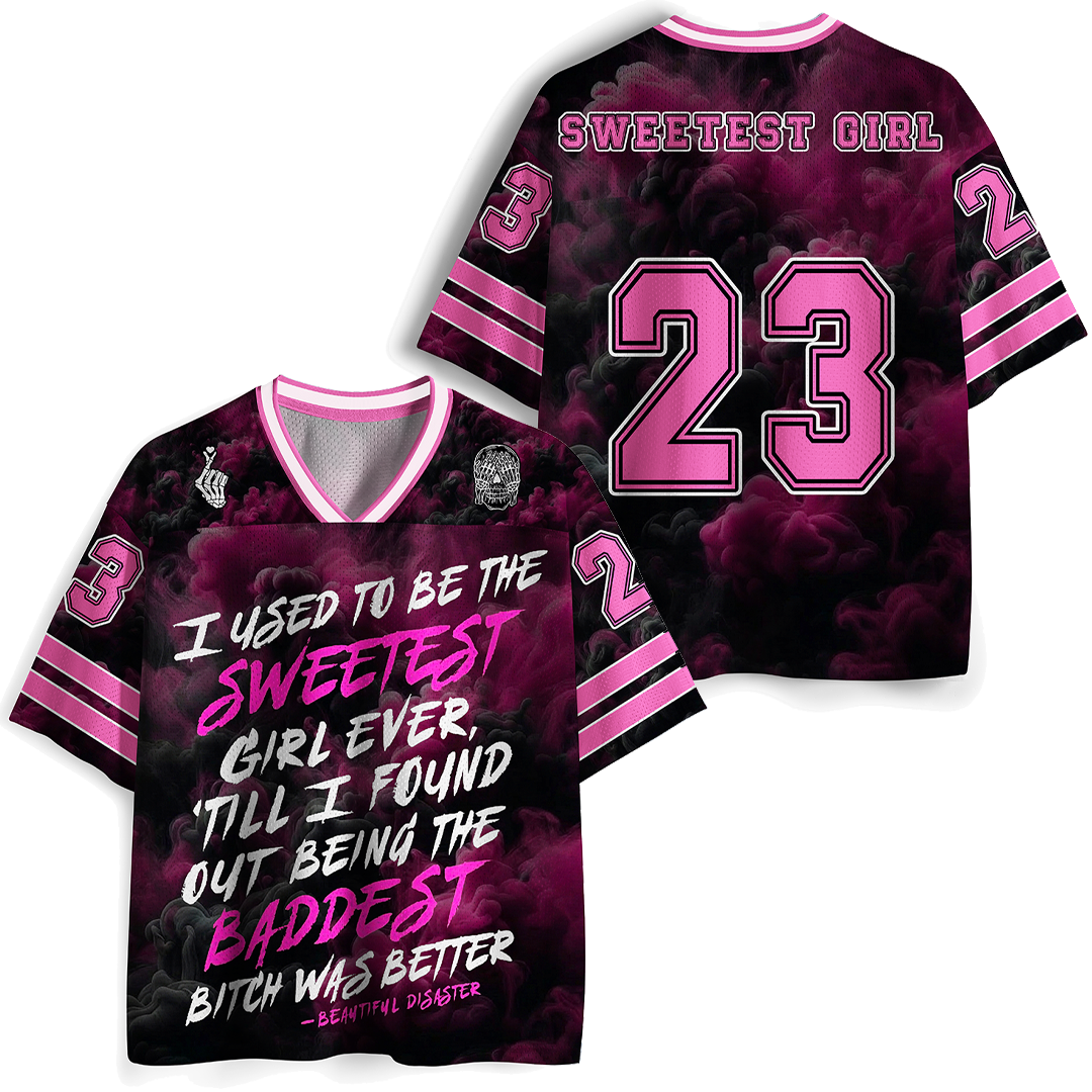 Vintage Being The Baddest Bitch Was Better Mesh Jersey