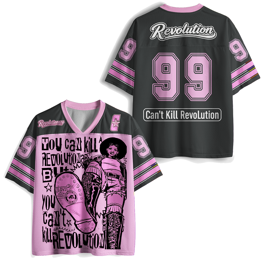 Vintage You Can Kill Revolitionary But You Can'T Kill Revolution Mesh Jersey